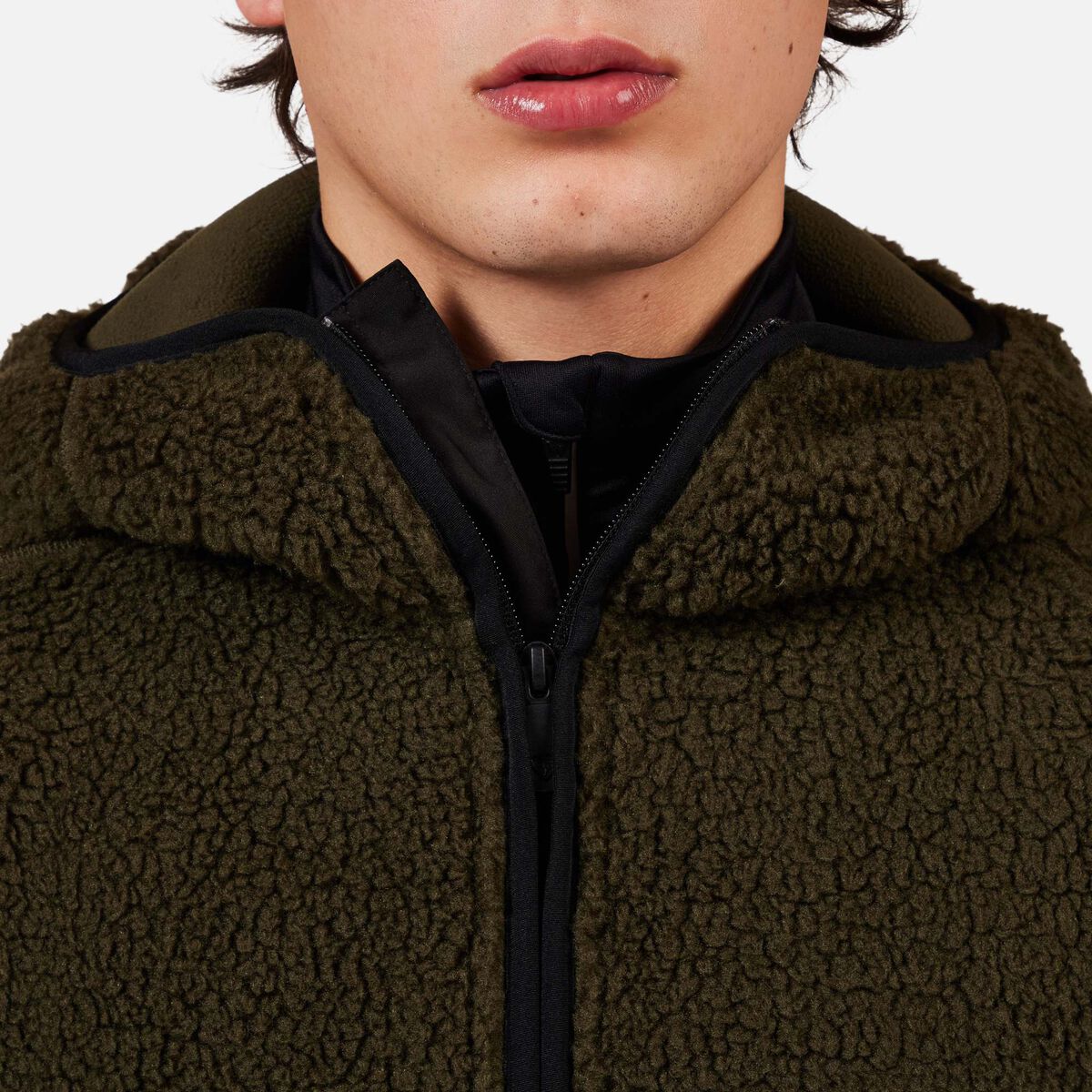 Men's Alltrack Anorak Fleece Olive Shadow