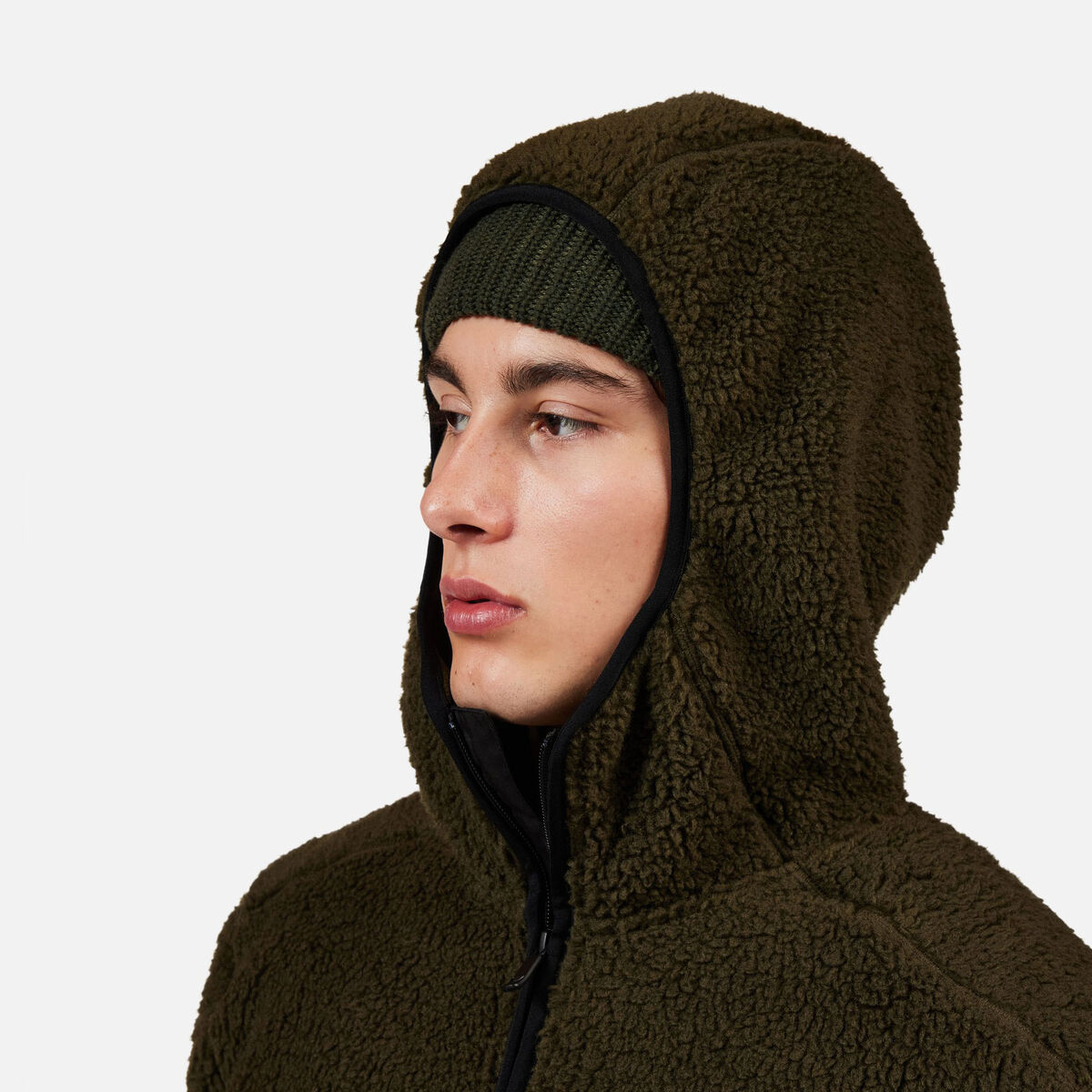 Men's Alltrack Anorak Fleece Olive Shadow
