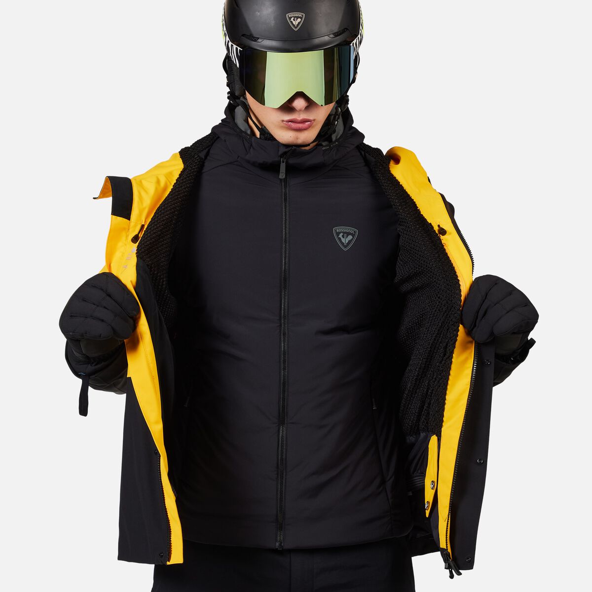 Men's Desafio 2L Shell Ski Jacket Saffron Ylw