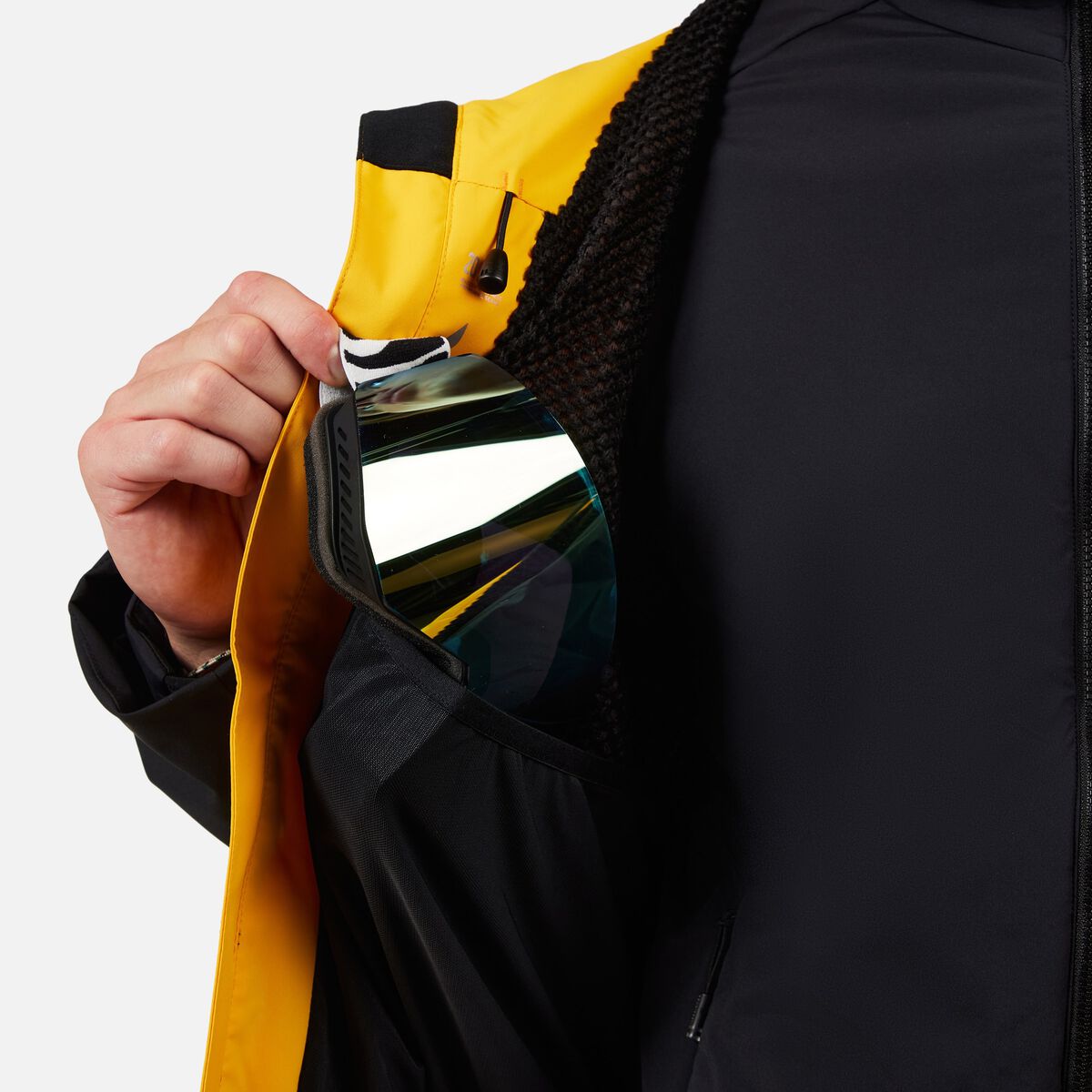 Men's Desafio 2L Shell Ski Jacket Saffron Ylw