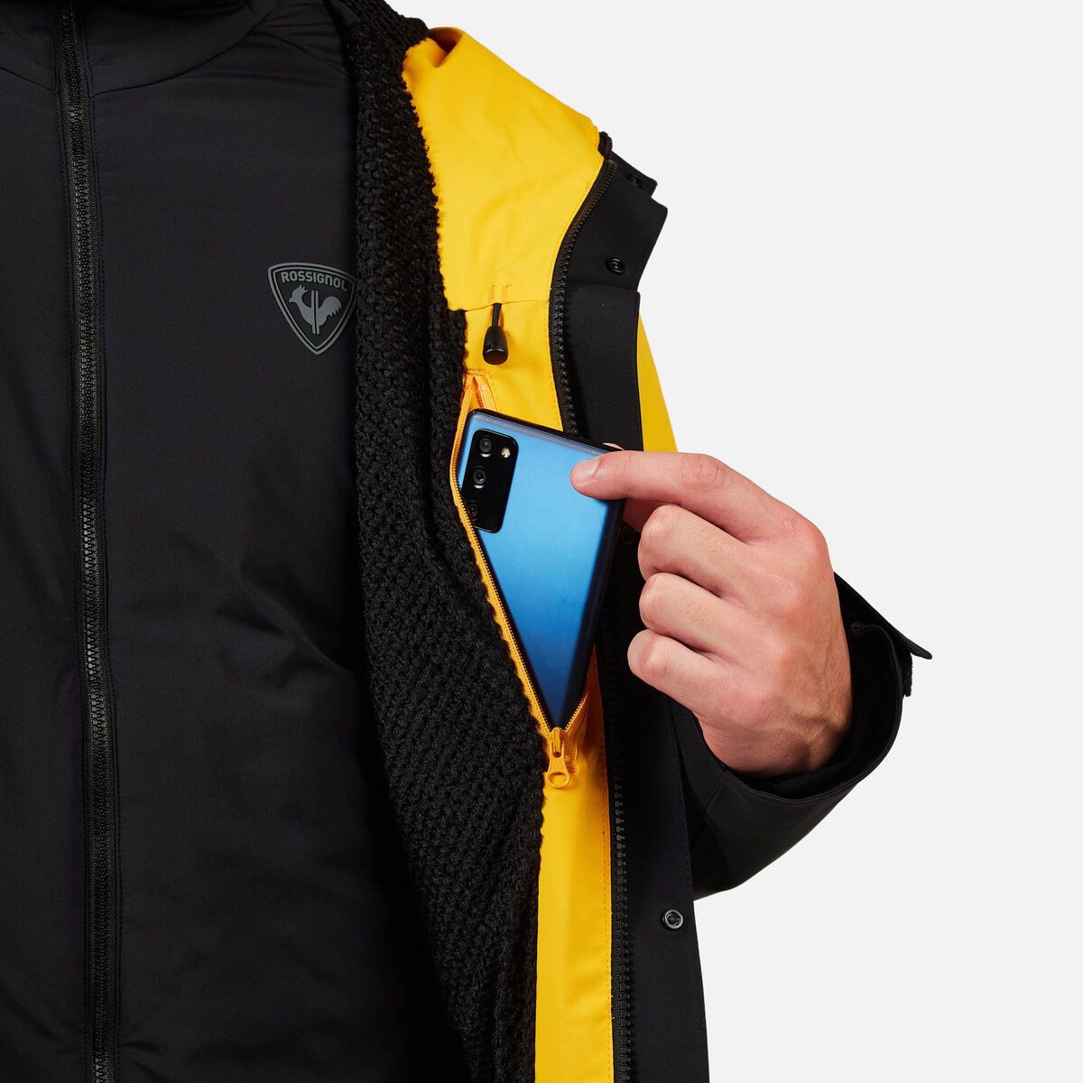 Men's Desafio 2L Shell Ski Jacket Saffron Ylw