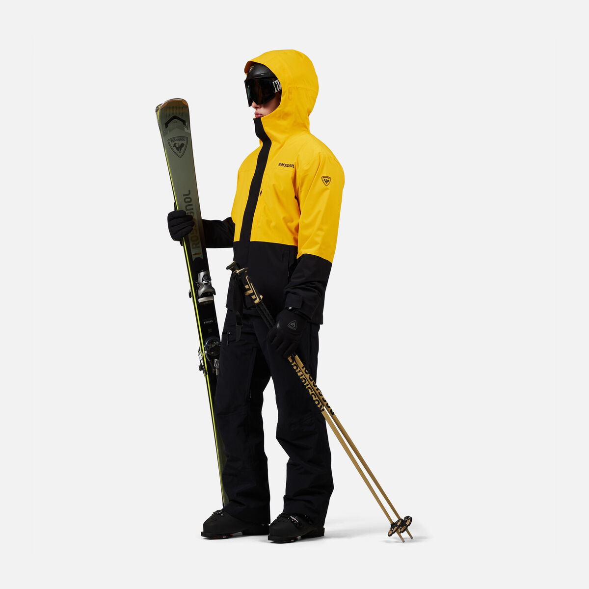 Men's Desafio 2L Shell Ski Jacket Saffron Ylw