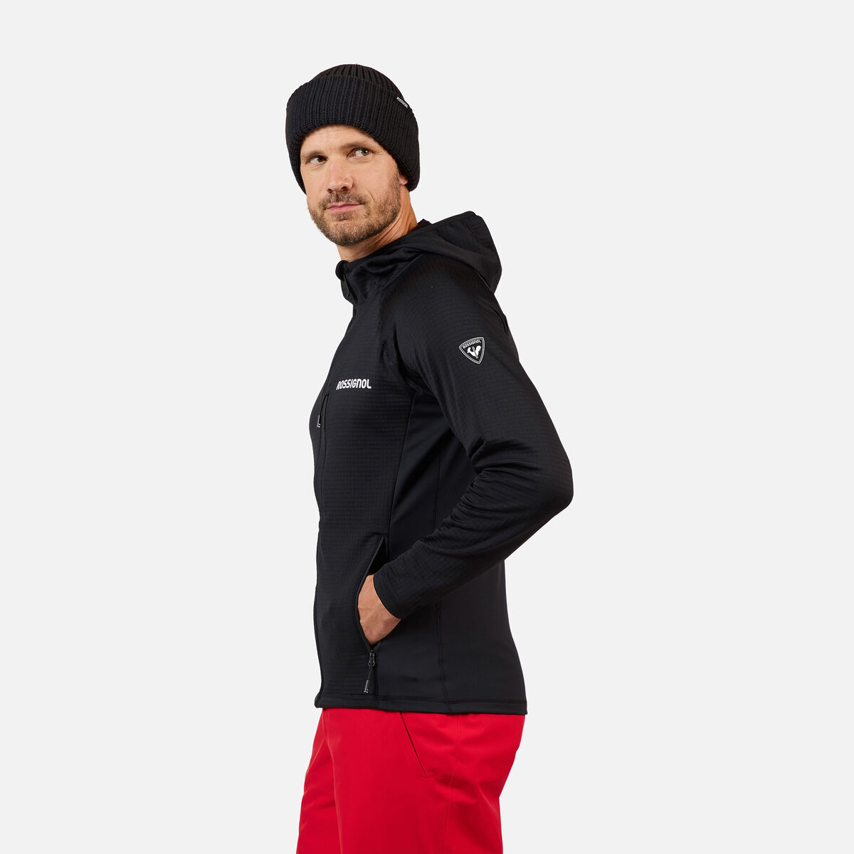 Men's Blackside Full-Zip Hooded Fleece Black