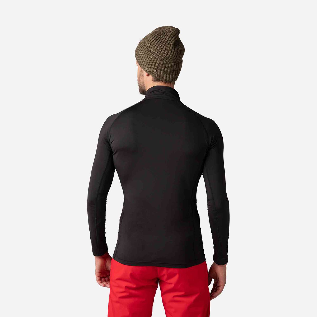Men's Classique Half-Zip Baselayer Top Black