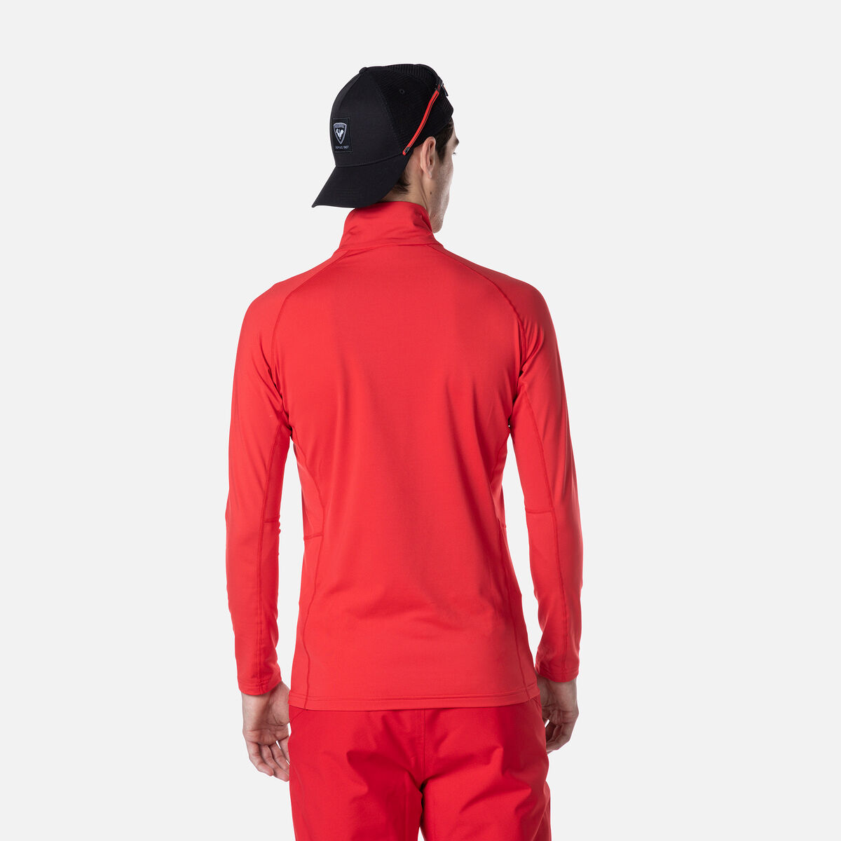 Men's Classique Half-Zip Baselayer Top Sports Red