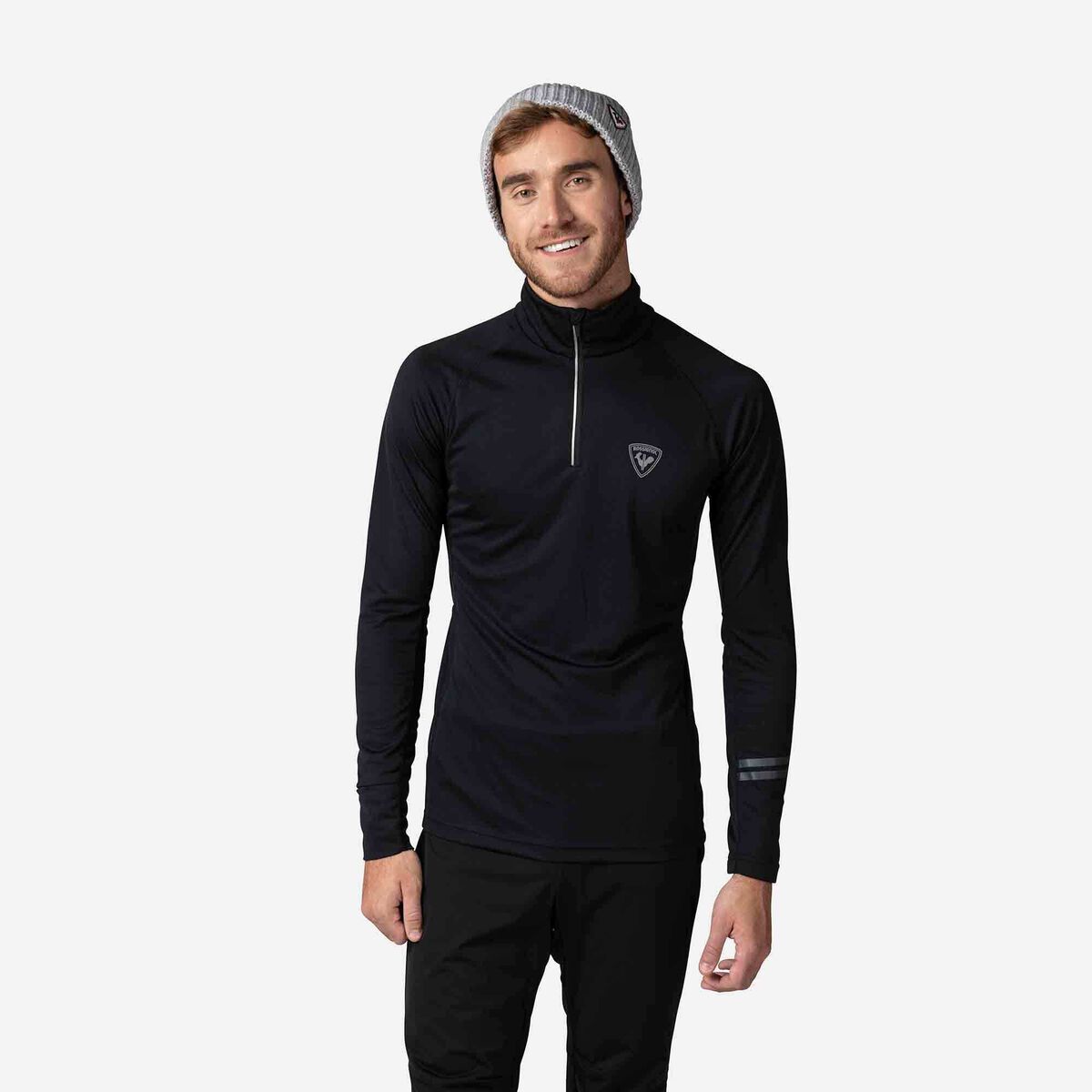 Men's Poursuite Half-Zip Baselayer Top Black