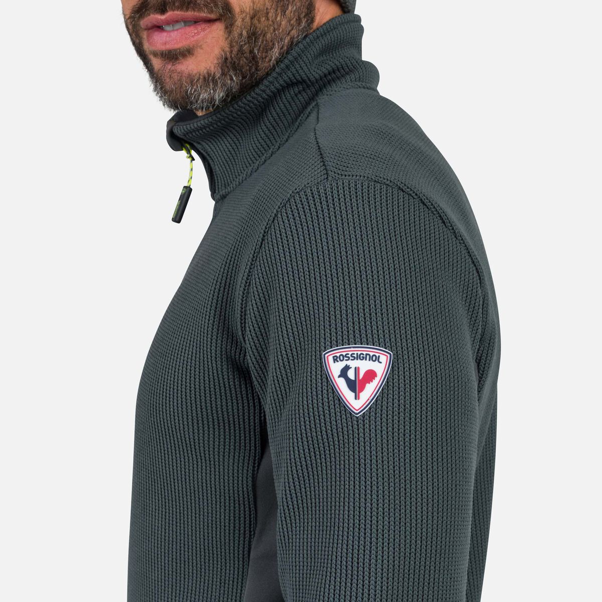 Men's Cieloalto Half-Zip Fleece Onyx Grey