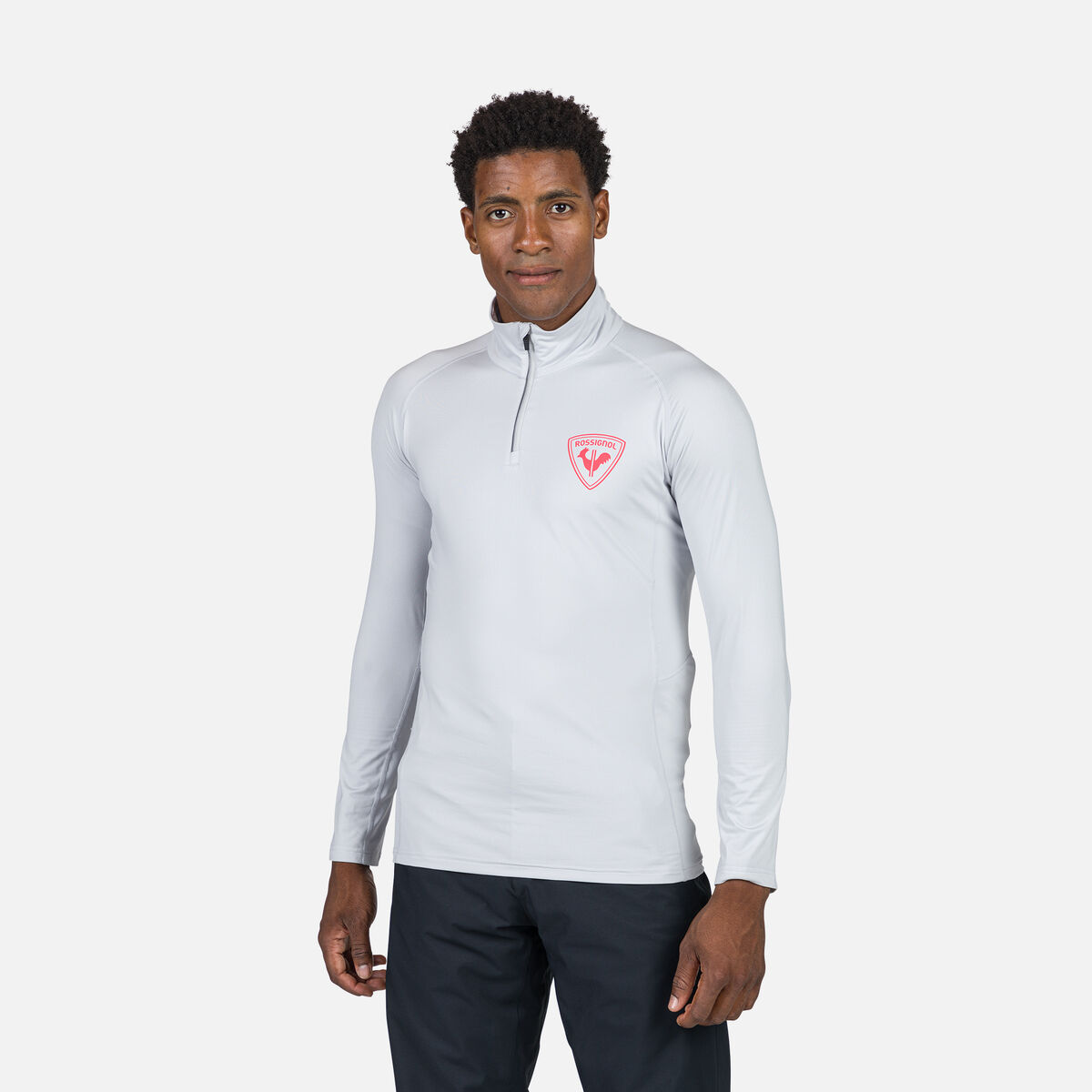Men's Hero Classique Half-Zip Baselayer Soft Grey