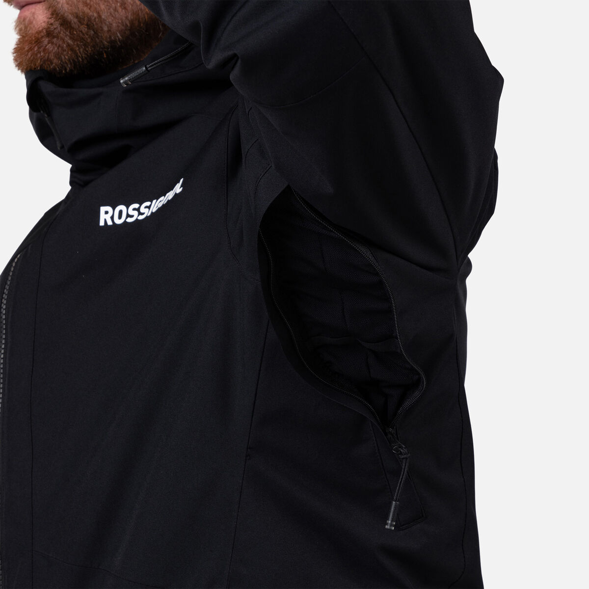 Men's Rochrun Insulated Back-Logo Ski Jacket Black 12 Men's Rochrun Insulated Back-Logo Ski Jacket Black