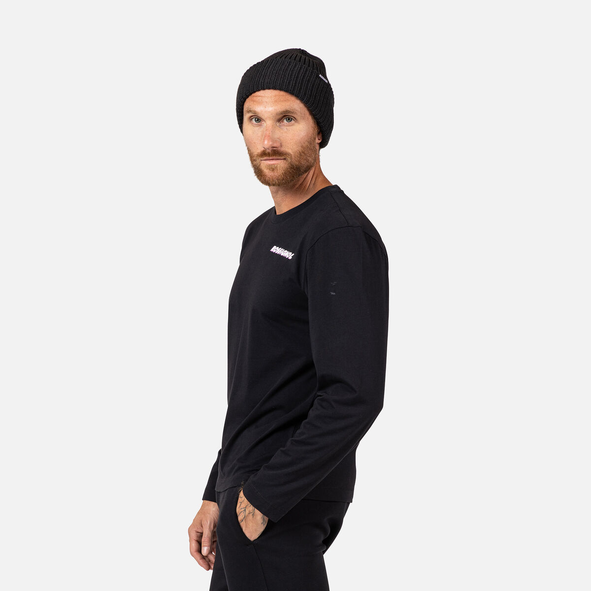 Men's Long Sleeve Tee Black