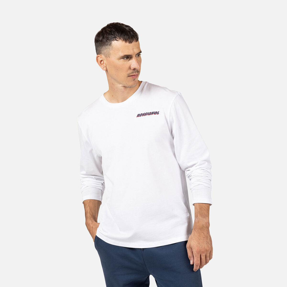 Men's Long Sleeve Tee White